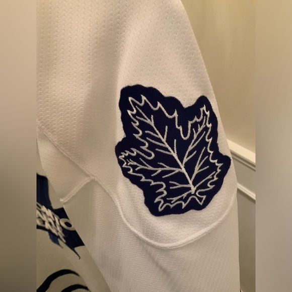 TORONTO MAPLE LEAFS NHL Vintage White Home 2000-2007 Hockey Jersey OG CCM SZ L/G - Picture 13 of 16